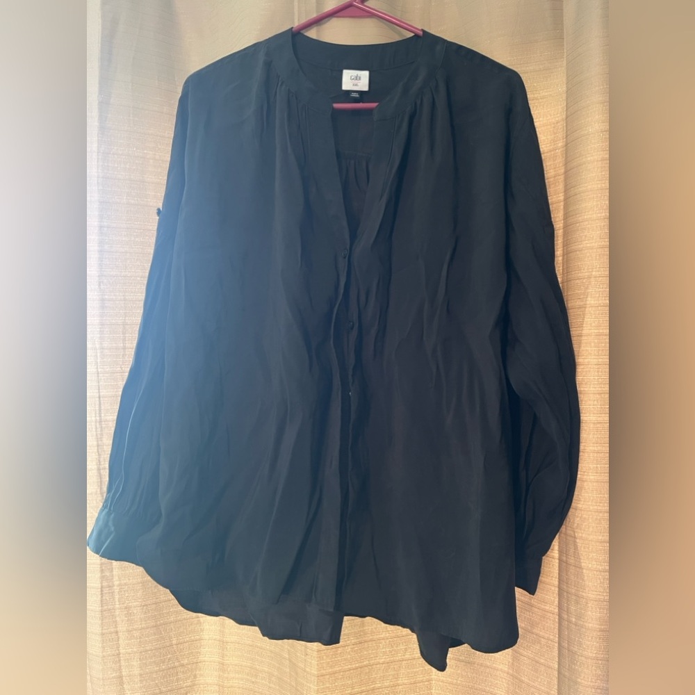 Black cabi blouse never worn size xxl